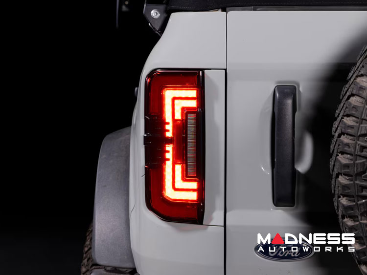 Ford Bronco Tail Lights - Low Profile - Morimoto - XB LED - Red